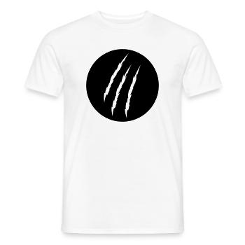 Krallen - Männer T-Shirt - Weiß - Vorne - AI Model Male 178 dark (178cm)