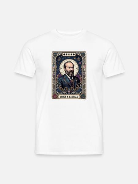 James A Tarotkarte - Männer T-Shirt - Weiß