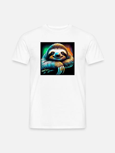 sloth - Men's T-Shirt - white