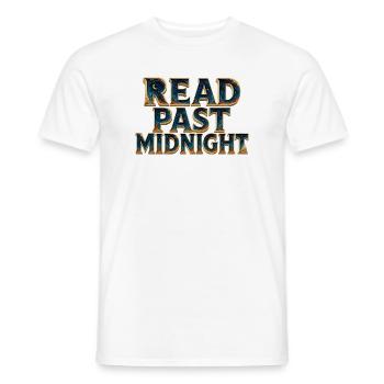 Nach Mitternacht lesen - Männer T-Shirt - Weiß - Vorne - AI Model Male 178 dark (178cm)