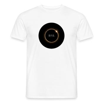 Sonnenfinsternis, Sonne ist gleich zurück - Männer T-Shirt - Weiß - Vorne - AI Model Male 178 dark (178cm)