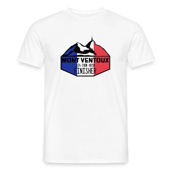 Mont Ventoux Finisher - Männer T-Shirt - Weiß - Vorne - AI Model Male 178 dark (178cm)