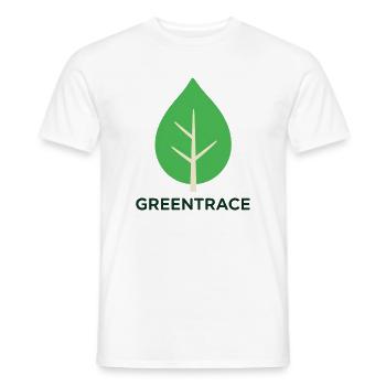 Grünspur-Grünblatt - Männer T-Shirt - Weiß - Vorne - AI Model Male 178 dark (178cm)
