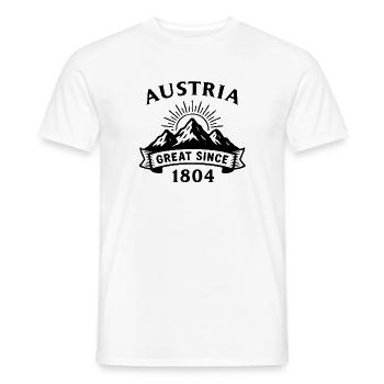 Austria great since 1804 (Kaisertum) - Männer T-Shirt - Weiß - Vorne - AI Model Male 178 dark (178cm)