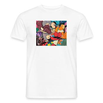 Moderner Zirkus - Männer T-Shirt - Weiß - Vorne - AI Model Male 178 dark (178cm)