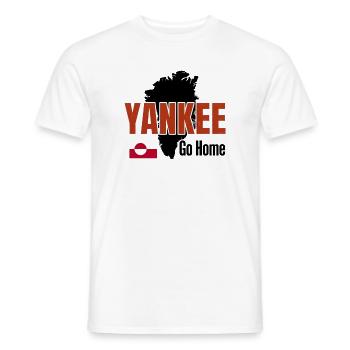 Grönland: Yankee Go Home - Männer T-Shirt - Weiß - Vorne - AI Model Male 178 dark (178cm)
