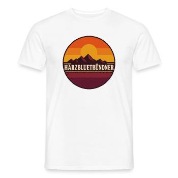 Bündner Härzbluetbündner - Männer T-Shirt - Weiß - Vorne - AI Model Male 178 dark (178cm)