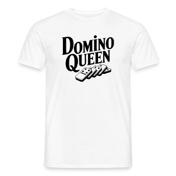 Dominokönigin - Männer T-Shirt - Weiß - Vorne - AI Model Male 178 dark (178cm)