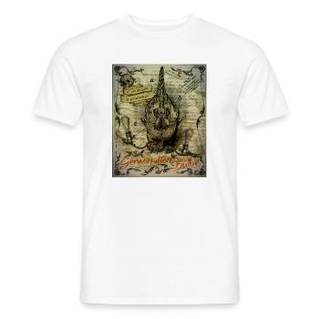 Germination du Bulbe Vintage - T-shirt homme - blanc - Devant - AI Model Male 178 dark (178cm)