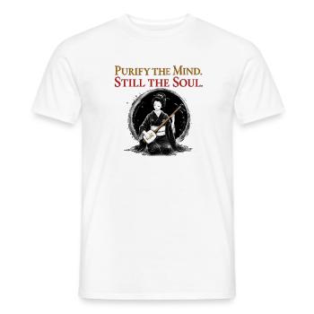 Reinigen Sie den Geist Still Die Seele Geisha Japanische Kunst - Männer T-Shirt - Weiß - Vorne - AI Model Male 178 dark (178cm)