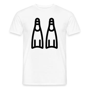 Schnorcheln - Männer T-Shirt - Weiß - Vorne - AI Model Male 178 dark (178cm)