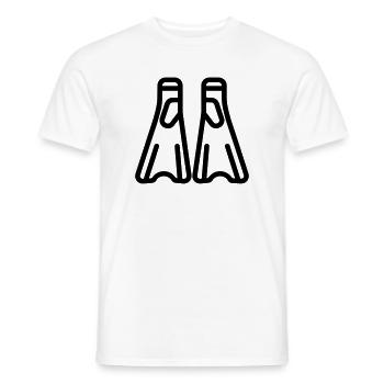 Schnorcheln - Männer T-Shirt - Weiß - Vorne - AI Model Male 178 dark (178cm)