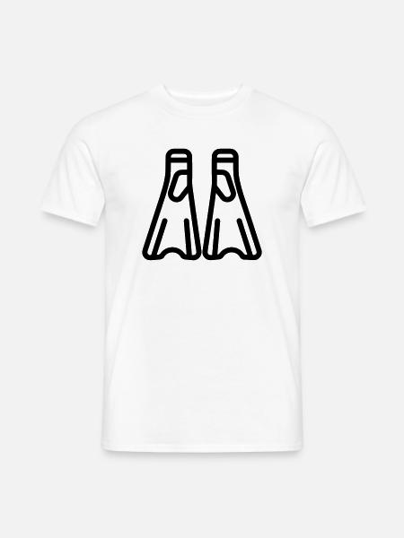 Schnorcheln - Männer T-Shirt - Weiß