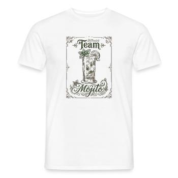 Hen Party Team Mojito Cocktail Bartender - Männer T-Shirt - Weiß - Vorne - AI Model Male 178 dark (178cm)