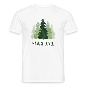 Wandern – Naturliebhaber - Männer T-Shirt - Weiß - Vorne - AI Model Male 178 dark (178cm)