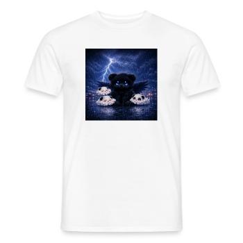Dark Spirit Panda - Männer T-Shirt - Weiß - Vorne - AI Model Male 178 dark (178cm)