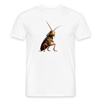 cafards insectes cafards cafards cafards - T-shirt homme - blanc - Devant - AI Model Male 178 dark (178cm)