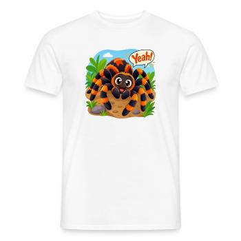 Lustige Spinne - Männer T-Shirt - Weiß - Vorne - AI Model Male 178 dark (178cm)