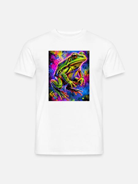 Frosch - Männer T-Shirt - Weiß