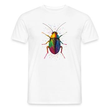 cafards insectes cafards cafards cafards - T-shirt homme - blanc - Devant - AI Model Male 178 dark (178cm)