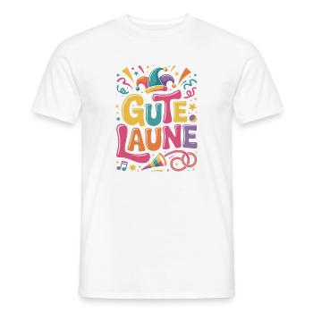 Good Mood Carnival Carnival Costume Alaaf - Men's T-Shirt - white - Front - AI Model Male 178 dark (178cm)