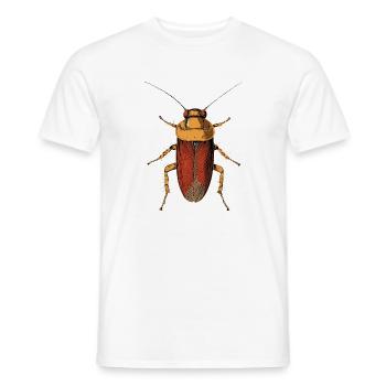 cafards insectes cafards cafards cafards - T-shirt homme - blanc - Devant - AI Model Male 178 dark (178cm)