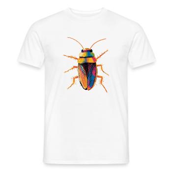 Kakerlake Küchenschabe Insekten Schabe Kakerlaken - Männer T-Shirt - Weiß - Vorne - AI Model Male 178 dark (178cm)