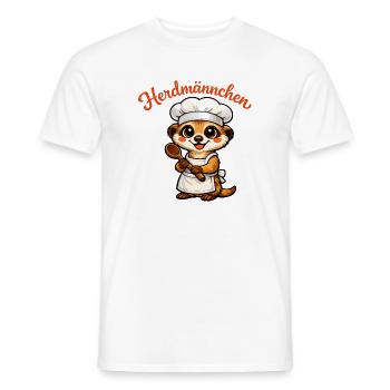 Herdmännchen - Männer T-Shirt - Weiß - Vorne - AI Model Male 178 dark (178cm)