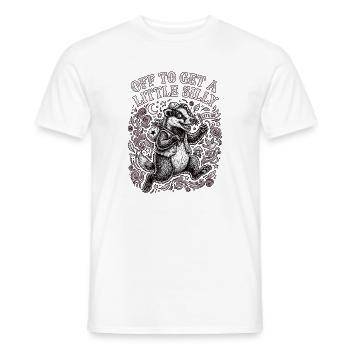 Off To Get A Little Silly - Männer T-Shirt - Weiß - Vorne - AI Model Male 178 dark (178cm)