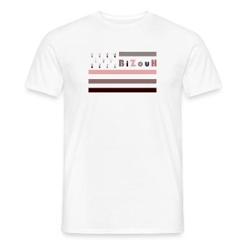 BiZouH - GHD Liesliv - 01 - T-shirt homme - blanc - Devant - AI Model Male 178 dark (178cm)