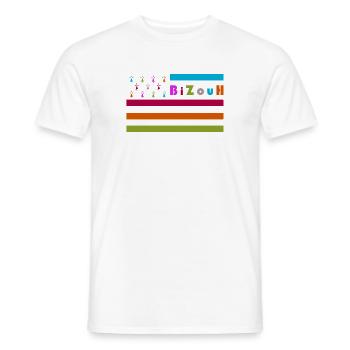 BiZouH - GHD Liesliv - 02 - T-shirt homme - blanc - Devant - AI Model Male 178 dark (178cm)