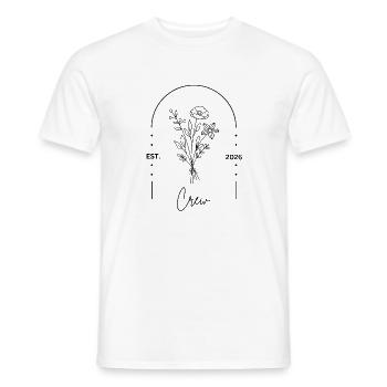 Enterrement de vie de garçon 2026 Impression de l’équipe - T-shirt homme - blanc - Devant - AI Model Male 178 dark (178cm)