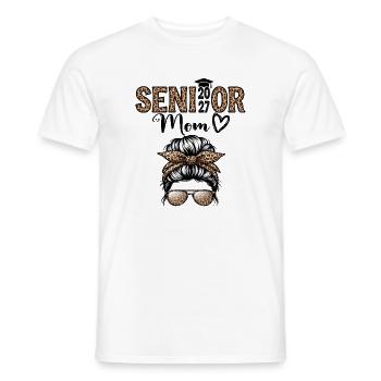 Mutter Senior 2027 Stolze Mutter der A-Klasse 2027 - Männer T-Shirt - Weiß - Vorne - AI Model Male 178 dark (178cm)