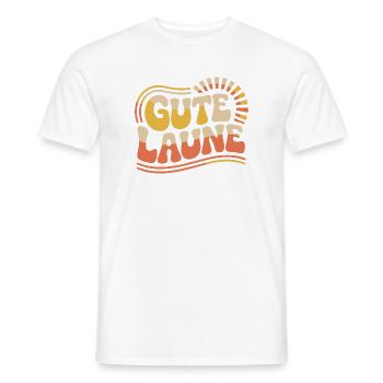 Costume de Carnaval de bonne humeur Alaaf - T-shirt homme - blanc - Devant - AI Model Male 178 dark (178cm)