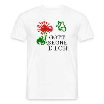 Konfirmation  - Männer T-Shirt - Weiß - Vorne - AI Model Male 178 dark (178cm)