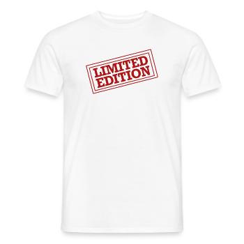 Limited Edition Stamps - Men's T-Shirt - white - Front - AI Model Male 178 dark (178cm)