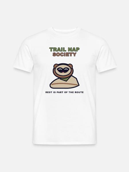 Trail Nap Society - Männer T-Shirt - Weiß