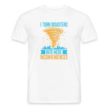 Insurance Agent Inconveniences Funny Insurance - Men's T-Shirt - white - Front - AI Model Male 178 dark (178cm)