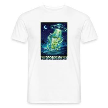 Équipe de enterrement de vie de jeune fille Mojito Barman de cocktails - T-shirt homme - blanc - Devant - AI Model Male 178 dark (178cm)