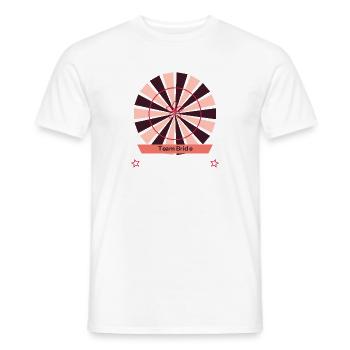 Petal Circles Team Bride - Men's T-Shirt - white - Front - AI Model Male 178 dark (178cm)