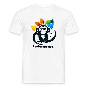 Color Monkey - Men's T-Shirt - white - Front - AI Model Male 178 dark (178cm)