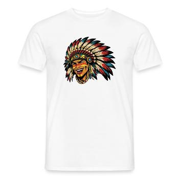 Chef Rouge Rieur - T-shirt homme - blanc - Devant - AI Model Male 178 dark (178cm)