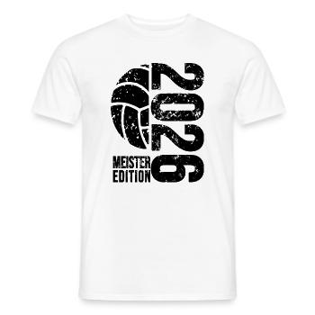 Casquette de Maître Volley-ball 2026, Sweat à capuche noir - T-shirt homme - blanc - Devant - AI Model Male 178 dark (178cm)