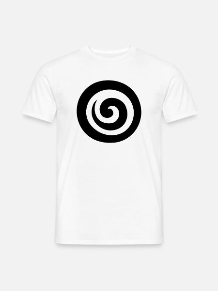 Japanese Spiral - Men's T-Shirt - white