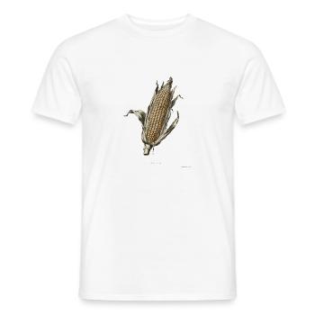  Zea Mays Historische Maispflanze Botanischer - Männer T-Shirt - Weiß - Vorne - AI Model Male 178 dark (178cm)