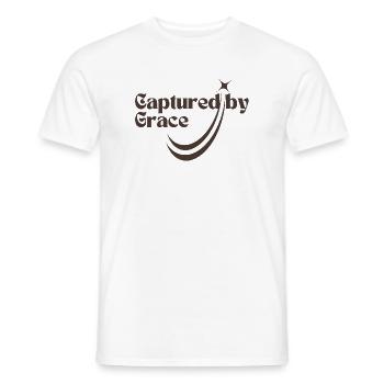 Captured By Grace Shooting Star - Men's T-Shirt - white - Front - AI Model Male 178 dark (178cm)