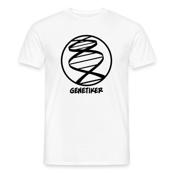 Genetiker - Männer T-Shirt - Weiß - Vorne - AI Model Male 178 dark (178cm)