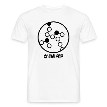 Chemiker - Männer T-Shirt - Weiß - Vorne - AI Model Male 178 dark (178cm)