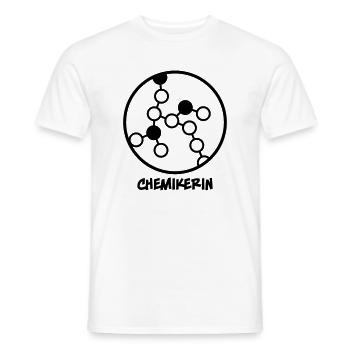 Chemikerin - Männer T-Shirt - Weiß - Vorne - AI Model Male 178 dark (178cm)