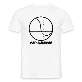 Mathematiker - Männer T-Shirt - Weiß - Vorne - AI Model Male 178 dark (178cm)